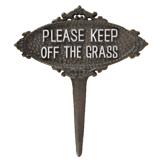 Zápich please keep off the grass|Esschert Design