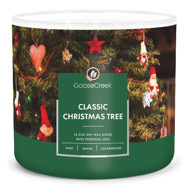 Sviečka 0,41 KG CLASSIC CHRISTMAS TREE, aromatická v dóze, 3 knôty | Goose Creek