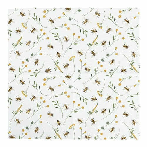 Napkins Bee, 20 pcs, 17x17cm|Esschert Design