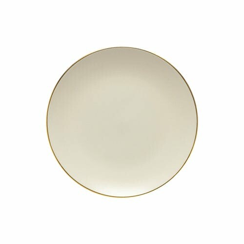 Plate 27 cm, AUGUSTA, Natural-gold (SALE)|Costa Nova