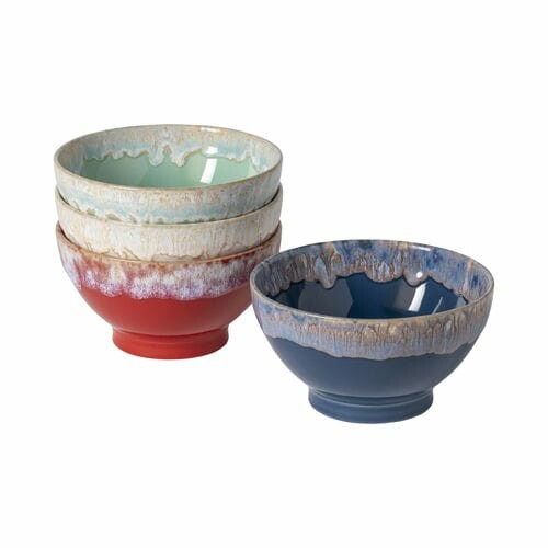 Bowl - set of 4 pcs 15cm|0.55L, LATTE BOWLS, Multicolor|Costa Nova