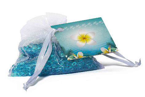 Scented bag ORGANZA 7 x 7.5 x 3 cm Tiare|Boles d'olor