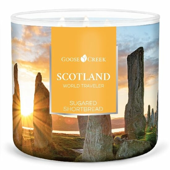 Sviečka WORLD TRAVELER 0,45 KG SCOTLAND - SUGARED SHORTBREAD, aromatická v dóze|Goose Creek