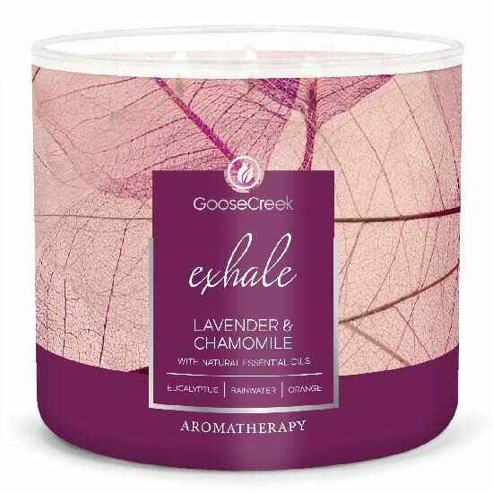 Svíčka AROMATHERAPY 0,41 KG LAVENDER & CHAMOMILE, aromatická v dóze, 3 knoty|Goose Creek