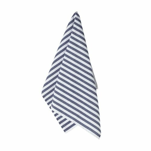 Tea towel 70x50cm, set of 2, STRIPES, Blueberry|Casafina