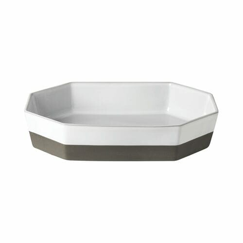 Baking dish, octagonal 35 cm, PLANO, white|Costa Nova