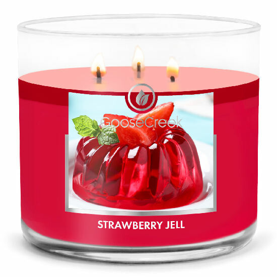 Svíčka 0,41 KG STRAWBERRY JELL, aromatická v dóze, 3 knoty|Goose Creek