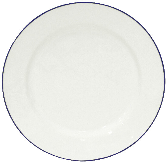 ED Plate 28cm, BEJA, white&blue|Costa Nova