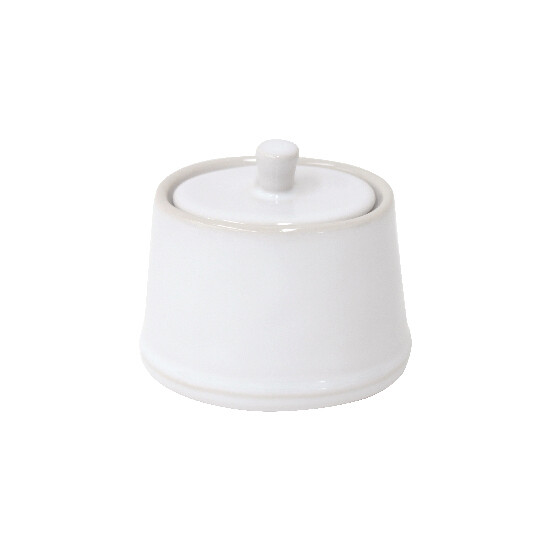 Sugar bowl 0.19L, BEJA, white&cream|Costa Nova