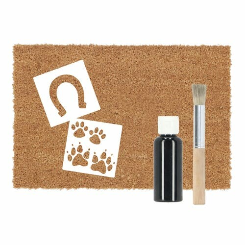 Doormat PIY Footy, 60x40cm, natural, set|Esschert Design