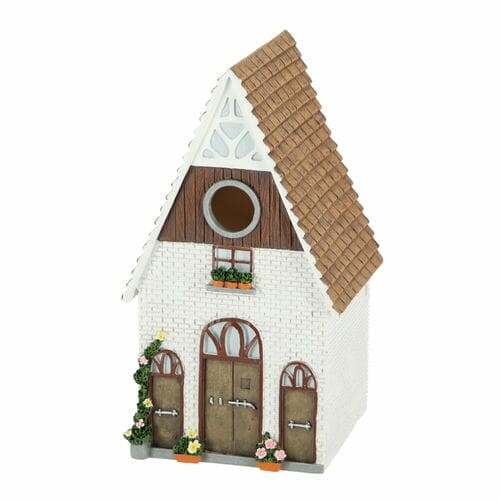 Birdhouse FARM HOUSE, height 25 cm, white|Esschert Design