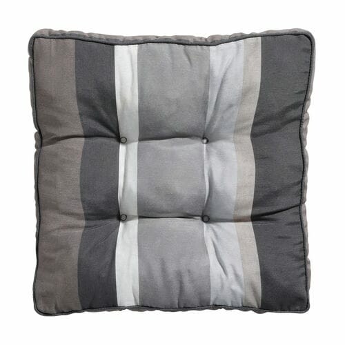 MADISON Sedák prošívaný 47x47, šedá|Stripe grey