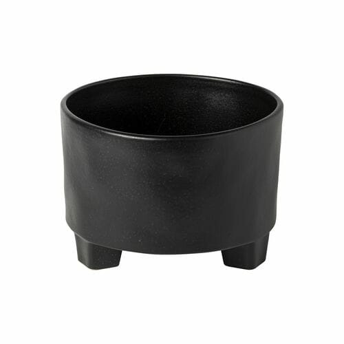 Bowl on legs 22cm|3.2L, RIVIERA, black|Sable noir|Costa Nova