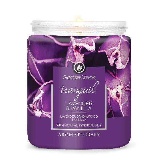 Sviečka s 1-knôtom 0,2 KG LAVENDER VANILLA, aromatická v dóze s kovovou pokrievkou | Goose Creek