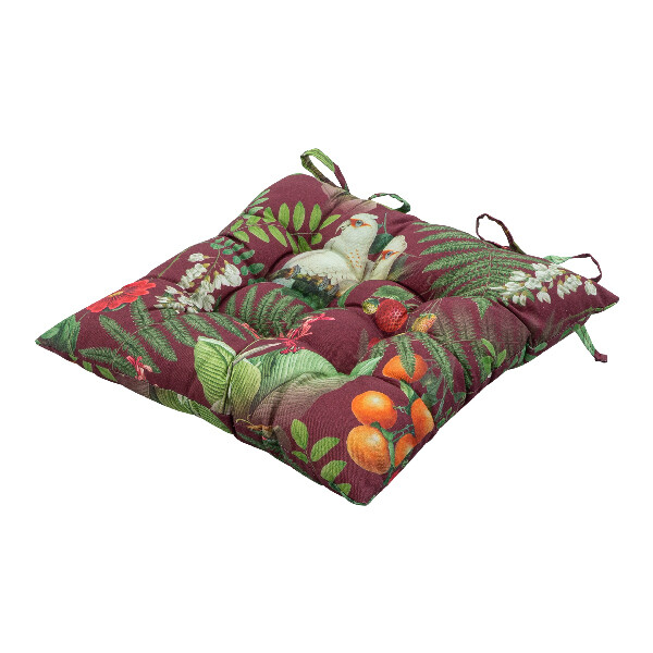 MADISON Sofa pikowana 46x46cm, Josie bordowa