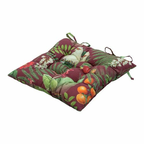 MADISON Sofa pikowana 46x46cm, Josie bordowa