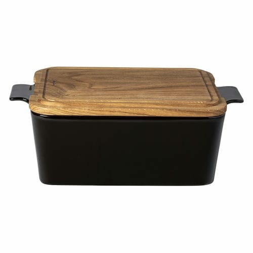 Pastry container 40x24x13cm|6.3L, ENSEMBLE, black (SALE)|Casafina