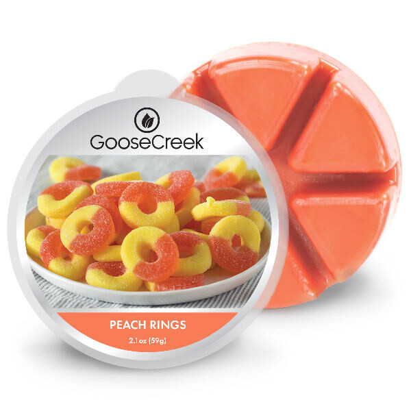 Vosk PEACH RINGS, 59g, do arómy lampy | Goose Creek