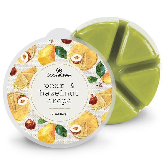 Vosk PEAR & HAZLENUT CREPE, 59g , do aroma lampy|Goose Creek