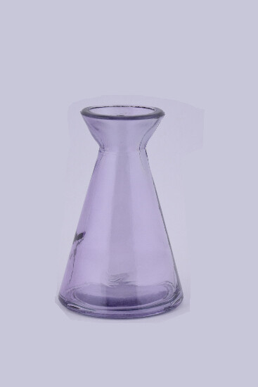 Bottle|vase, diameter 7x11cm|0.15L, purple|Ego Dekor