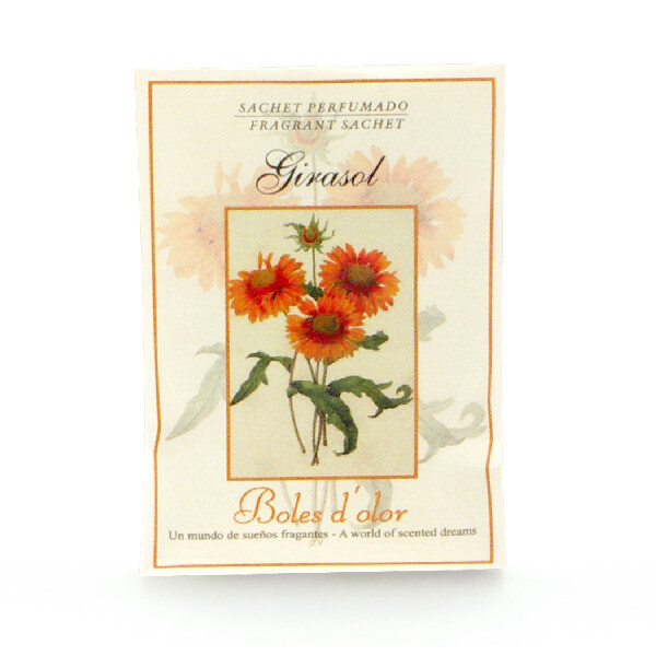 ED Woreczek zapachowy POCKET SMALL, papierowy, 5,5 x 7,5 x 0,3 cm, Girasol|Boles d'olor