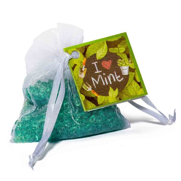 Vonný sáček ORGANZA 7 x 7,5 x 3 cm I Love Mint|Boles d´olor