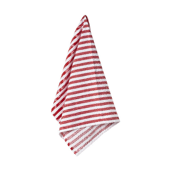 Utěrka 70x50cm, set 2ks, STRIPES, Classic red|Casafina by Costa Nova