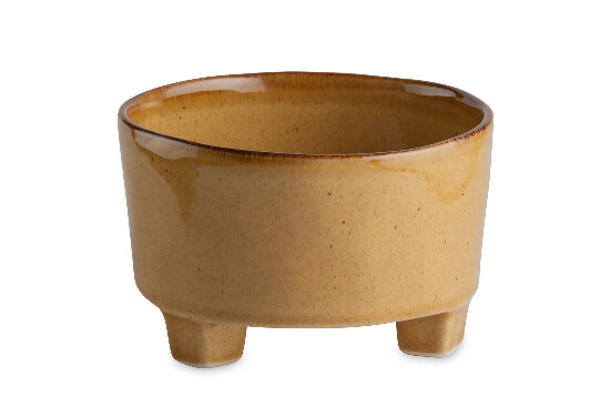 Bowl on legs 14cm|0.69L, RIVIERA, orange|Lantana (SALE)|Costa Nova