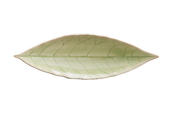 Plate|leaves tray 18cm, RIVIERA, black/green|Vert frais|Costa Nova