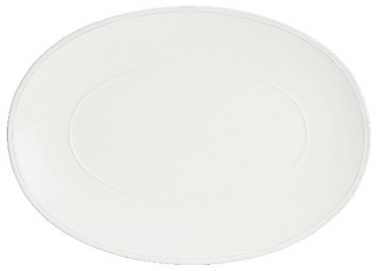 Oval tray 40 cm, FRISO, white|Costa Nova