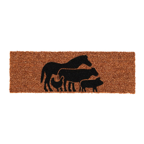 Mata kokosowa FARM ANIMALS, 76x25x2cm (WYPRZEDAŻ)|Esschert Design