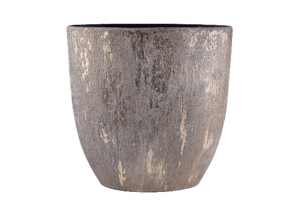 Wazon ceramiczny owalny TAVIRA, 37x17x40cm, złoty|RUSTIC GOLD|Ego Dekor