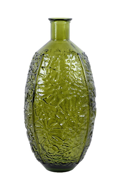 Váza z recyklovaného skla JUNGLA, 59 cm tmavě lahvově zelená (balení obsahuje 1ks) (DOPRODEJ)|Vidrios San Miguel|Recycled Glass