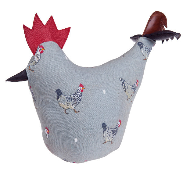 SOPHIE ALLPORT Zarážka na dveře CHICKEN - SLEPIČKY, 38,5 x 30 cm