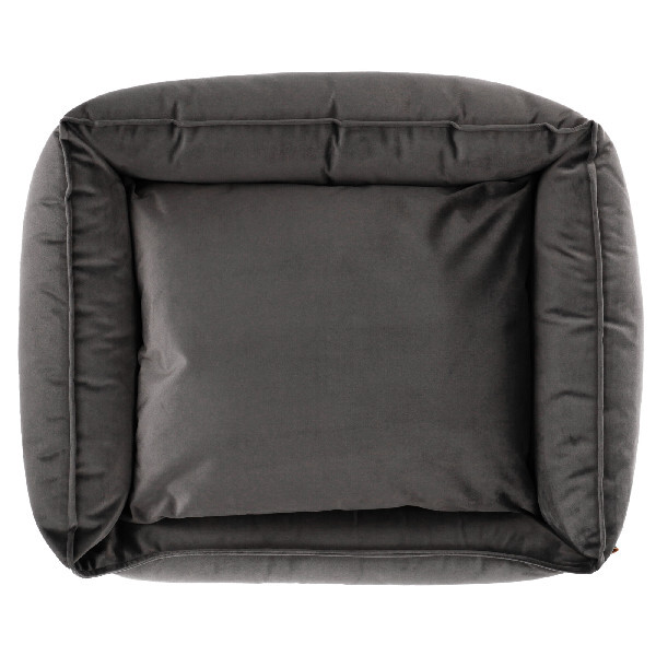 Pelíšek pro psa s okrajem 90x70x22cm, DOG COCOON, anthracite|Van Baal