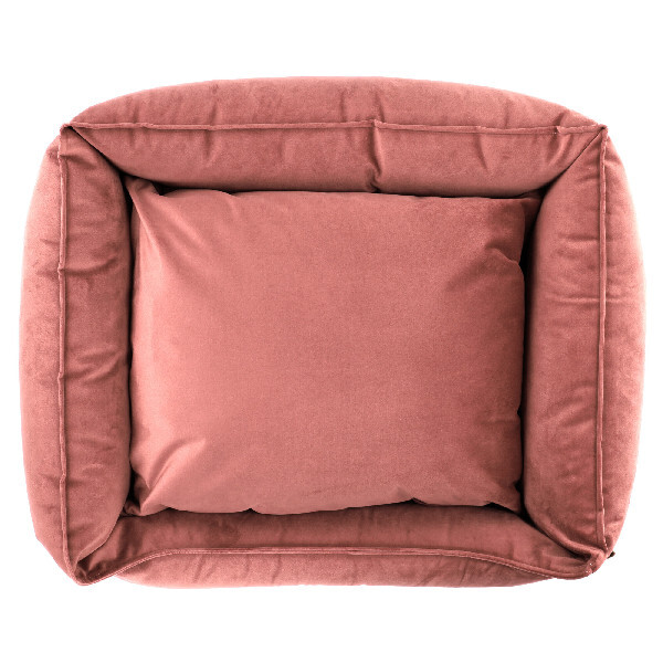 Pelíšek pro psa s okrajem 70x60x20cm, DOG COCOON, blush|Van Baal