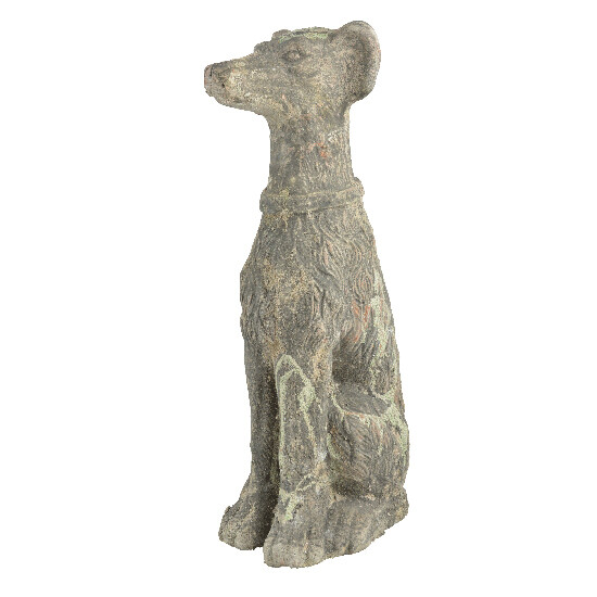 Sculpture "AGED CERAMIC" Dog (SALE)|Esschert Design