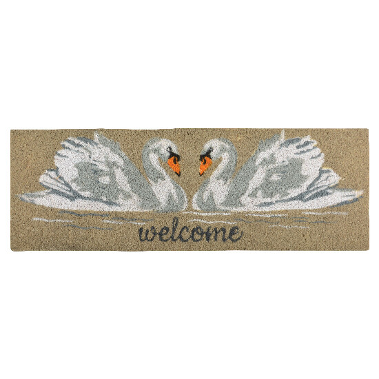 Doormat "BEST FOR BOOTS" Swans (SALE)|Esschert Design