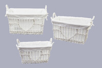 Square basket, set of 3 | Ego Dekor