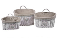 Newspaper basket, set of 3 | Ego Dekor