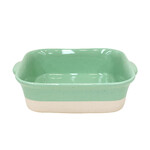 Square baking dish, 26x24cm, FATTORIA, green (SALE)|Casafina