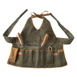 Women's garden apron GARDEN, 68x1x64cm, green|brown|Esschert Design