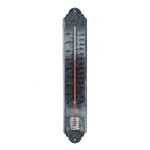Termometr „ŚWIAT POGODY”, cynk, 9 x 1 x 50 cm|Esschert Design