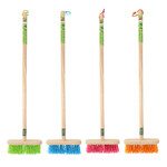 Children's broom COLOR, 82cm, green/pink/orange/blue|Esschert Design