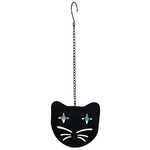 Kočka STRAŠÁK, závěsná, 12x12xcm, černá|Esschert Design