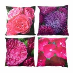 Poduszka OUTDOOR kwiaty PINK FLOWER, 40cm różowy(nr 1)/fioletowy(nr 2)/ciemny róż (nr 3)/bordowy (nr 4)|Esschert Design