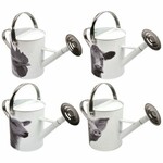 Garden watering can B&W Farm Animals, H. 25.1 cm, package contains 4 pcs!|Esschert Design