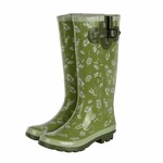 Wellies garden print flowers, green, size 38/39 (SALE)|Esschert Design