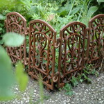 ED Fence with lock FLEUR DE LYS, cast iron, 21x2x28cm, package contains 1pc|Esschert Design