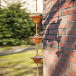 RAIN CHAIN ??dropper, pink, 254cm|Esschert Design